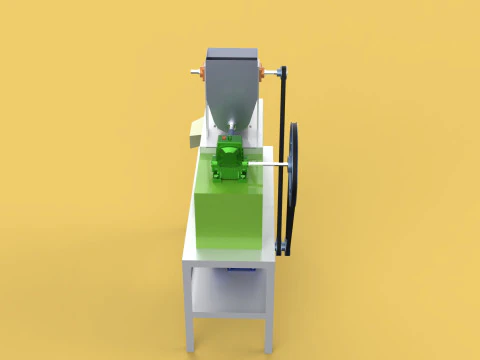 EXTRACTOR DE CREMA DE LECHE DE COCO PRENSA EXPRIMIDOR TRITURADORA Modelo 3D