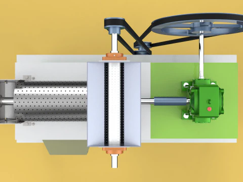 EXTRACTOR DE CREMA DE LECHE DE COCO PRENSA EXPRIMIDOR TRITURADORA Modelo 3D
