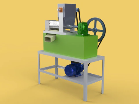 EXTRACTOR DE CREMA DE LECHE DE COCO PRENSA EXPRIMIDOR TRITURADORA Modelo 3D