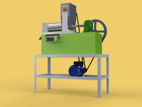 EXTRACTOR DE CREMA DE LECHE DE COCO PRENSA EXPRIMIDOR TRITURADORA Modelo 3D