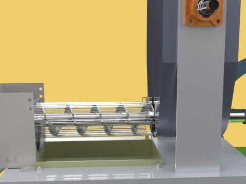 EXTRACTOR DE CREMA DE LECHE DE COCO PRENSA EXPRIMIDOR TRITURADORA Modelo 3D