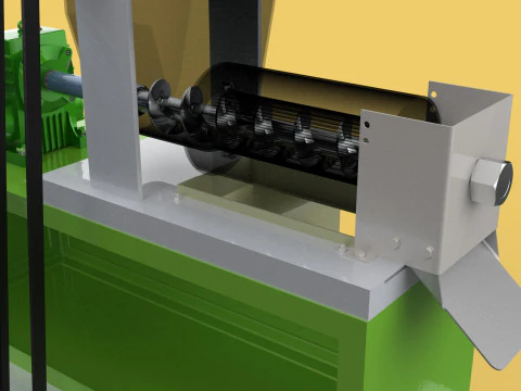 EXTRACTOR DE CREMA DE LECHE DE COCO PRENSA EXPRIMIDOR TRITURADORA Modelo 3D