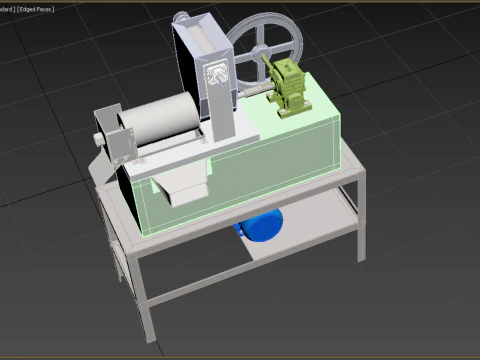 EXTRACTOR DE CREMA DE LECHE DE COCO PRENSA EXPRIMIDOR TRITURADORA Modelo 3D