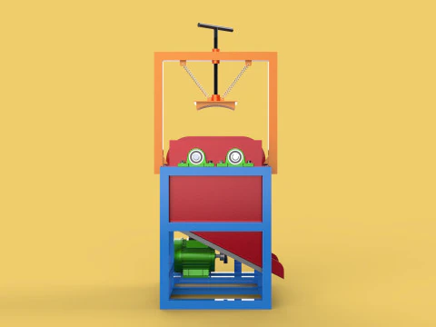 COCONUT PEELER MACHINE DEHUSKER PEELING TOOL REMOVAL SKIN FRUIT 3D Model
