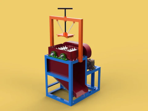 COCONUT PEELER MACHINE DEHUSKER PEELING TOOL REMOVAL SKIN FRUIT 3D Model
