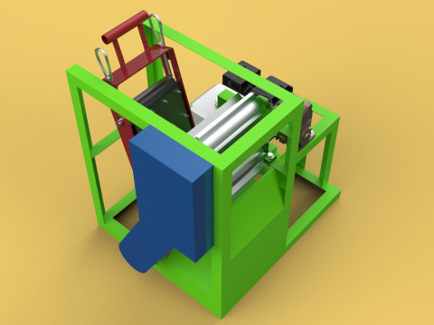 PEELER MACHINE COCONUT TOOL CONVEYOR CUTTING SHELLER SKIN FRUIT 3D Model