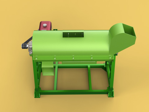 WASTE SHREDDER CRUSHER MACHINE GARBAGE RUBBISH JUNK COMPOSTER 3D-Modell