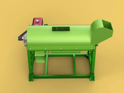 WASTE SHREDDER CRUSHER MACHINE GARBAGE RUBBISH JUNK COMPOSTER 3D Model