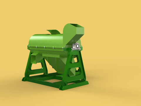WASTE SHREDDER CRUSHER MACHINE GARBAGE RUBBISH JUNK COMPOSTER 3D-Modell