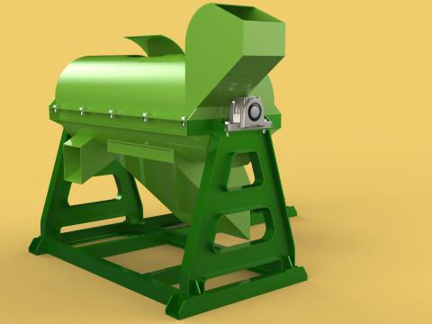 WASTE SHREDDER CRUSHER MACHINE GARBAGE RUBBISH JUNK COMPOSTER 3D-Modell