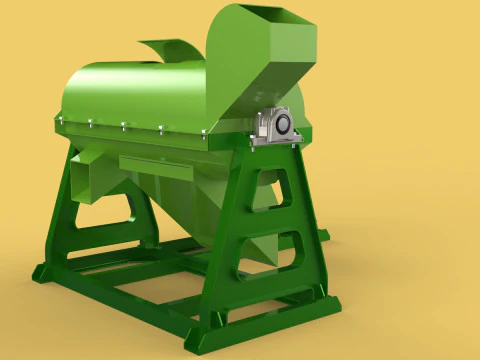 WASTE SHREDDER CRUSHER MACHINE GARBAGE RUBBISH JUNK COMPOSTER 3D Model