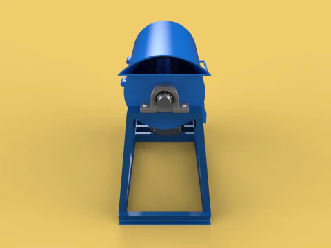 GARBAGE SHREDDER CRUSHER MACHINE WASTE RUBBISH CUTTING COMPOSTER 3D Model