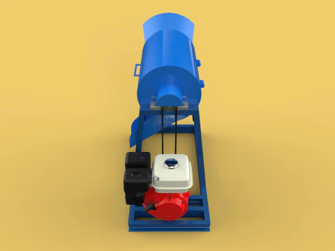 GARBAGE SHREDDER CRUSHER MACHINE WASTE RUBBISH CUTTING COMPOSTER 3D Model