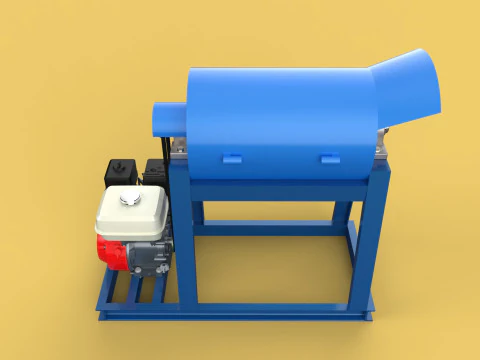 GARBAGE SHREDDER CRUSHER MACHINE WASTE RUBBISH CUTTING COMPOSTER 3D Model
