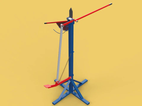 COCONUT PEELER TOOL SPLITTER CUT DEHUSKER OUTER SHELL EXTRACTOR 3D Model