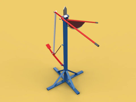 COCONUT PEELER TOOL SPLITTER CUT DEHUSKER OUTER SHELL EXTRACTOR 3D Model