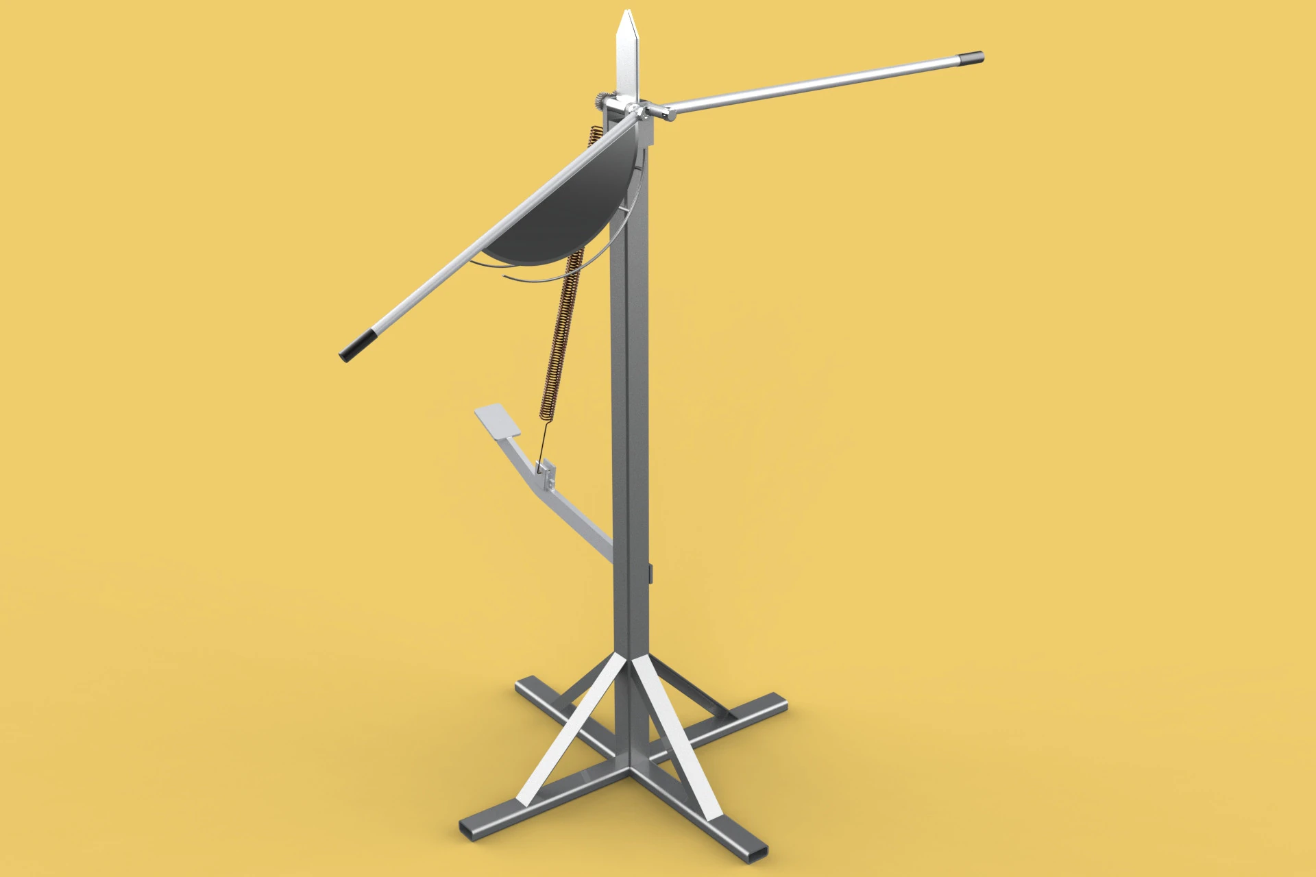 MANUAL LEVER HANDLE COCONUT PEELER SPLIT TOOL DEHUSKER EXTRACTOR 3D Model .c4d .max .obj .3ds .fbx .stl .blend 