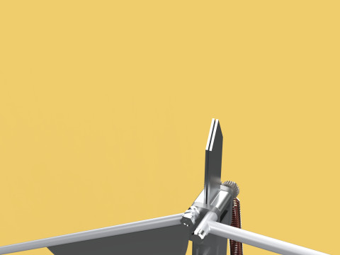 MANUAL LEVER HANDLE COCONUT PEELER SPLIT TOOL DEHUSKER EXTRACTOR 3D Model