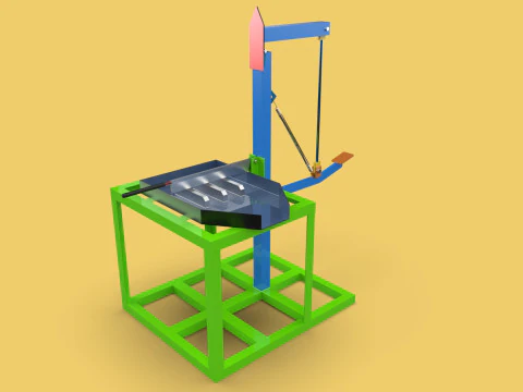 Poign&eacute;e &eacute;plucheur de noix de coco, s&eacute;parateur, outil de coupe, extracteur de coques Modèle 3D