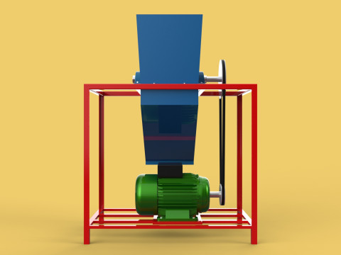 ELECTRIC COCONUT GRATING MACHINE GRATER SHREDDER SCRAPER CHOPPER 3D Model