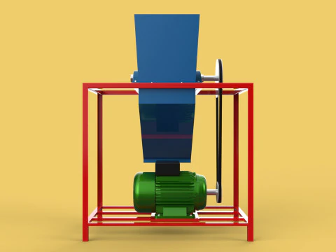 ELECTRIC COCONUT GRATING MACHINE GRATER SHREDDER SCRAPER CHOPPER 3D Model