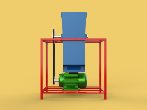 ELECTRIC COCONUT GRATING MACHINE GRATER SHREDDER SCRAPER CHOPPER 3D Model
