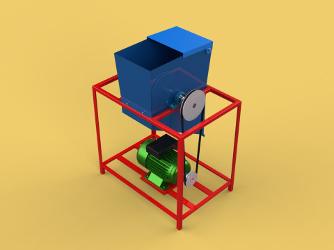 ELECTRIC COCONUT GRATING MACHINE GRATER SHREDDER SCRAPER CHOPPER 3D Model