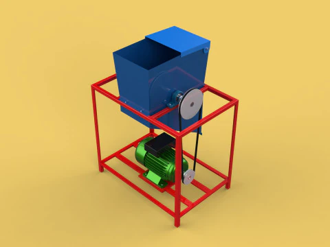 ELECTRIC COCONUT GRATING MACHINE GRATER SHREDDER SCRAPER CHOPPER 3D Model