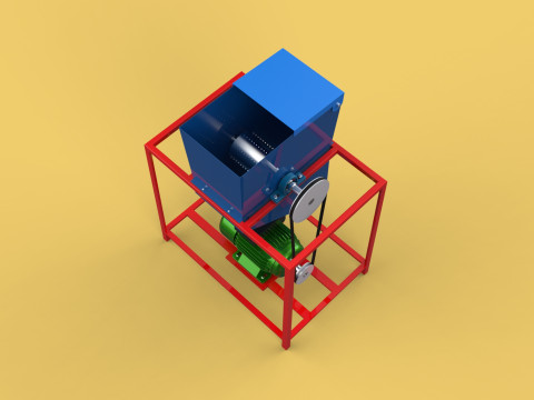 ELECTRIC COCONUT GRATING MACHINE GRATER SHREDDER SCRAPER CHOPPER 3D Model