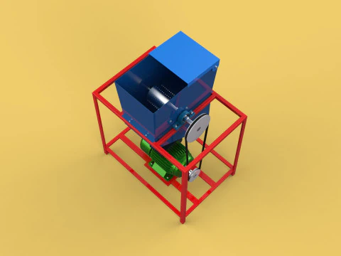 ELECTRIC COCONUT GRATING MACHINE GRATER SHREDDER SCRAPER CHOPPER 3D Model