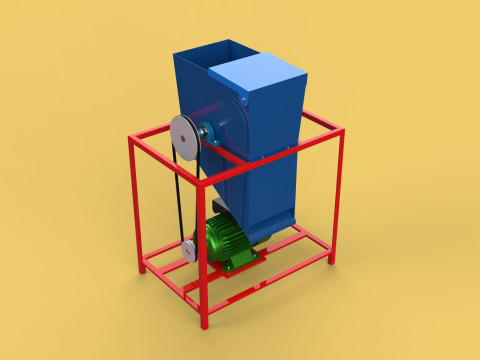 ELECTRIC COCONUT GRATING MACHINE GRATER SHREDDER SCRAPER CHOPPER 3D Model