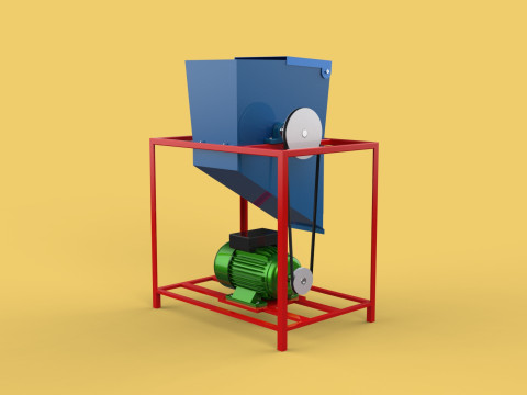 ELECTRIC COCONUT GRATING MACHINE GRATER SHREDDER SCRAPER CHOPPER 3D Model