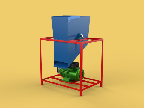 ELECTRIC COCONUT GRATING MACHINE GRATER SHREDDER SCRAPER CHOPPER 3D Model