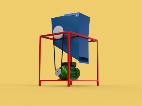 ELECTRIC COCONUT GRATING MACHINE GRATER SHREDDER SCRAPER CHOPPER 3D Model