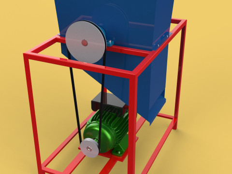 ELECTRIC COCONUT GRATING MACHINE GRATER SHREDDER SCRAPER CHOPPER 3D Model