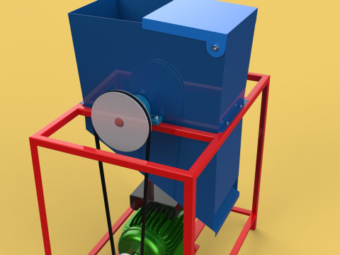 ELECTRIC COCONUT GRATING MACHINE GRATER SHREDDER SCRAPER CHOPPER 3D Model