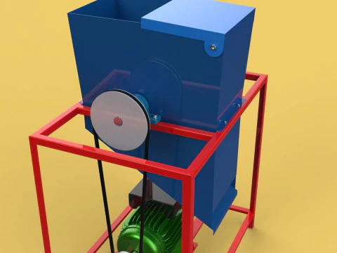 ELECTRIC COCONUT GRATING MACHINE GRATER SHREDDER SCRAPER CHOPPER 3D Model