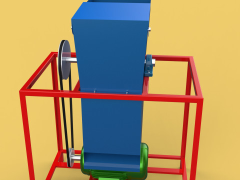 ELECTRIC COCONUT GRATING MACHINE GRATER SHREDDER SCRAPER CHOPPER 3D Model