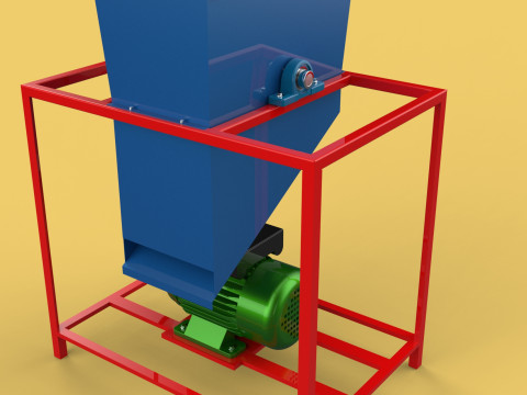 ELECTRIC COCONUT GRATING MACHINE GRATER SHREDDER SCRAPER CHOPPER 3D Model