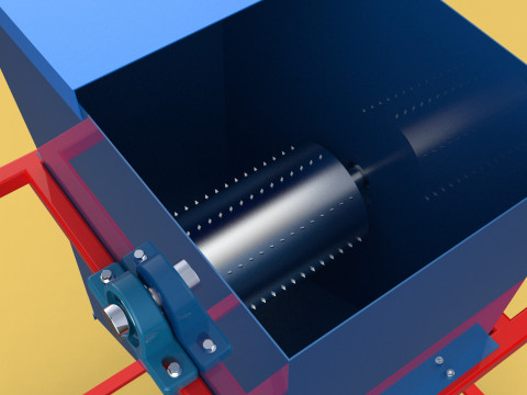 ELECTRIC COCONUT GRATING MACHINE GRATER SHREDDER SCRAPER CHOPPER 3D Model