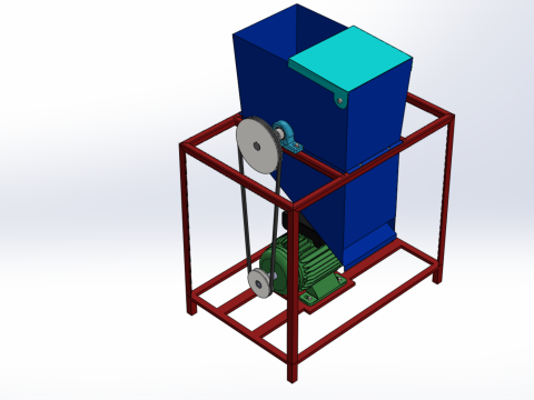 ELECTRIC COCONUT GRATING MACHINE GRATER SHREDDER SCRAPER CHOPPER 3D Model