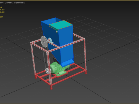 ELECTRIC COCONUT GRATING MACHINE GRATER SHREDDER SCRAPER CHOPPER 3D Model