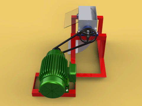 AUTO ELECTRIC COCONUT GRATING MACHINE SHREDDER SCRAPER CHOPPER 3D Model