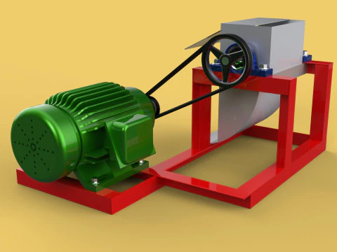 AUTO ELECTRIC COCONUT GRATING MACHINE SHREDDER SCRAPER CHOPPER 3D Model