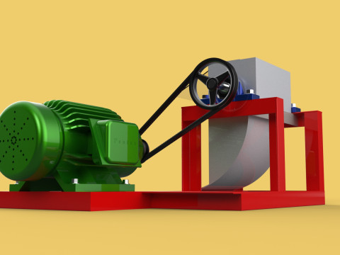 AUTO ELECTRIC COCONUT GRATING MACHINE SHREDDER SCRAPER CHOPPER Modèle 3D