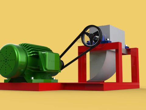 AUTO ELECTRIC COCONUT GRATING MACHINE SHREDDER SCRAPER CHOPPER 3D Model
