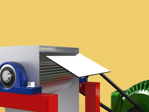 AUTO ELECTRIC COCONUT GRATING MACHINE SHREDDER SCRAPER CHOPPER Modèle 3D