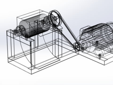 AUTO ELECTRIC COCONUT GRATING MACHINE SHREDDER SCRAPER CHOPPER Modèle 3D