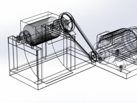 AUTO ELECTRIC COCONUT GRATING MACHINE SHREDDER SCRAPER CHOPPER 3D Model