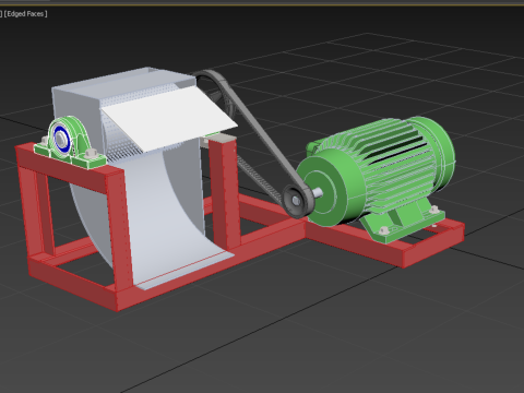 AUTO ELECTRIC COCONUT GRATING MACHINE SHREDDER SCRAPER CHOPPER Modèle 3D
